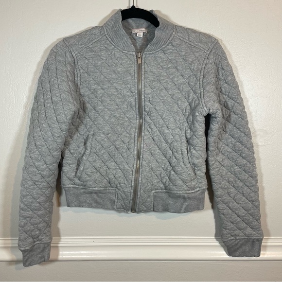 Gap Quilted Zip Up Sweatshirt Size Small - Picture 2 of 9